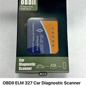 ELM327 OBDII Car Diagnostic Scanner - Blue & Orange